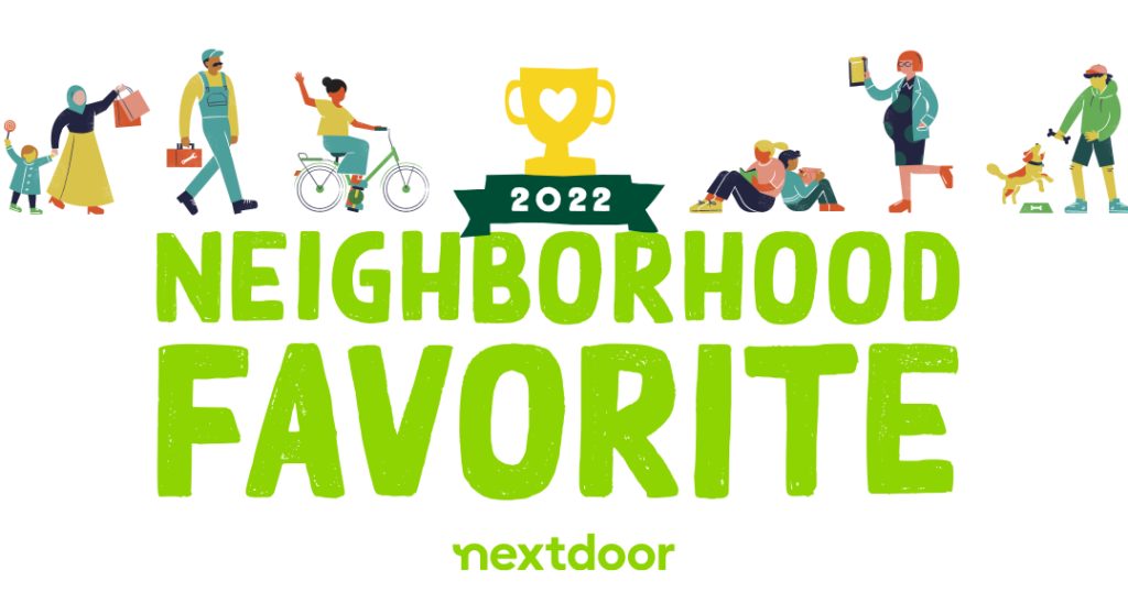 2022 Nextdoor Neighborhood Favorite Blog Header